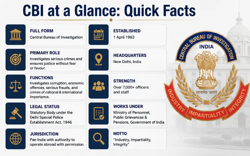 cbi at a glance quick facts