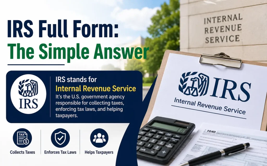 irs full form the simple answer
