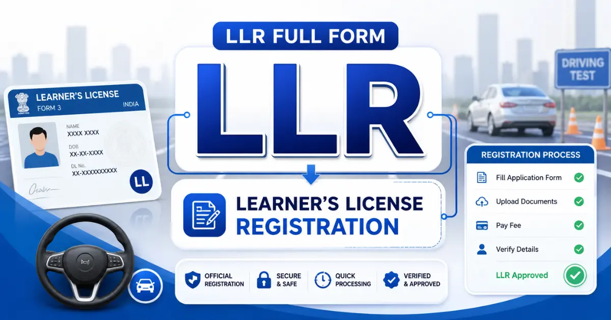 llr full form