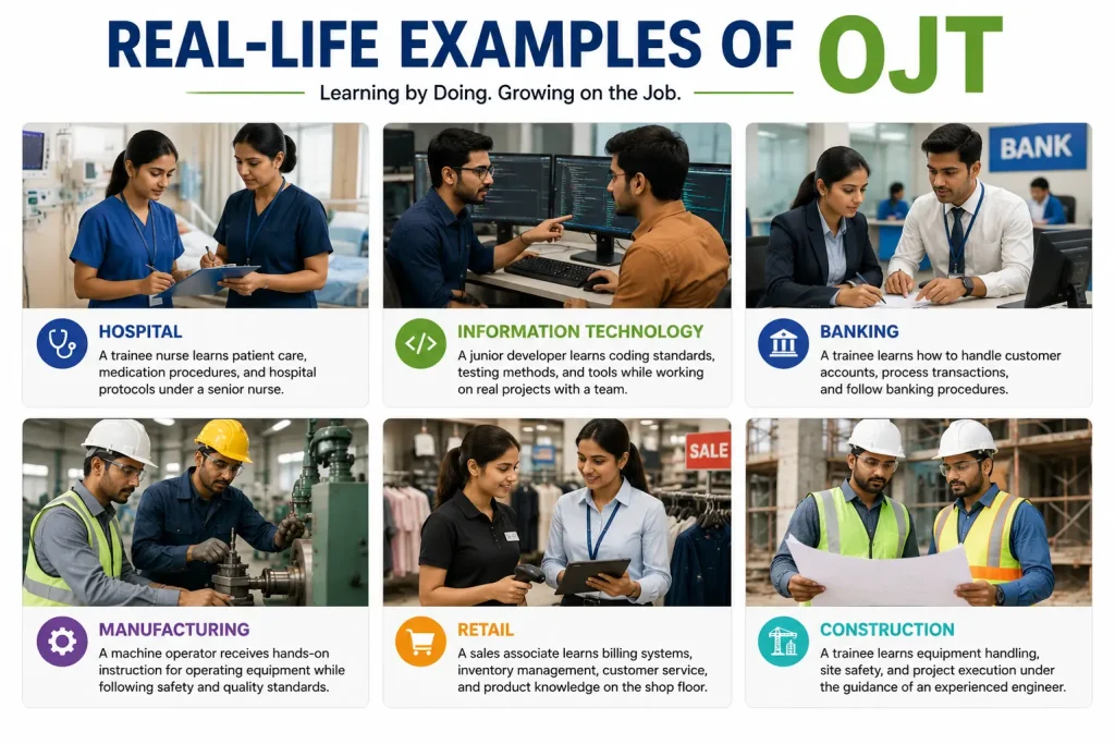 real-life examples of ojt