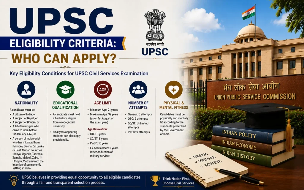 upsc eligibility criteria who can apply